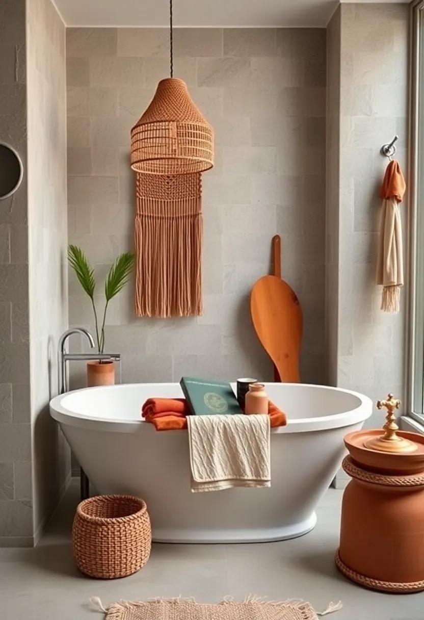 Set up a terracotta bath caddy​ to hold your⁤ favorite books and drinks during a relaxing soak