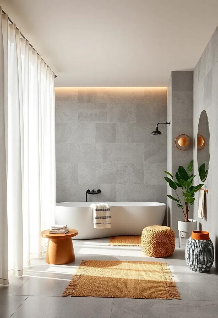 replace plastic shower curtains with organic cotton or hemp options for ‍a ​biodegradable alternative