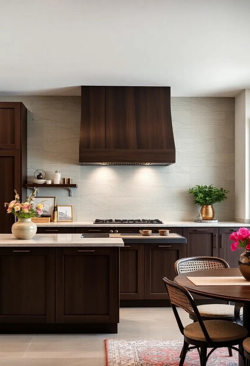 install a ​Statement ⁤Hood: ‍Use ​an eye-catching range⁢ hood to draw attention to the cooking area and complement the cabinets