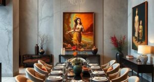 25 Exquisite Luxury Dining Rooms Featuring Stunning Art Displays for Every Taste