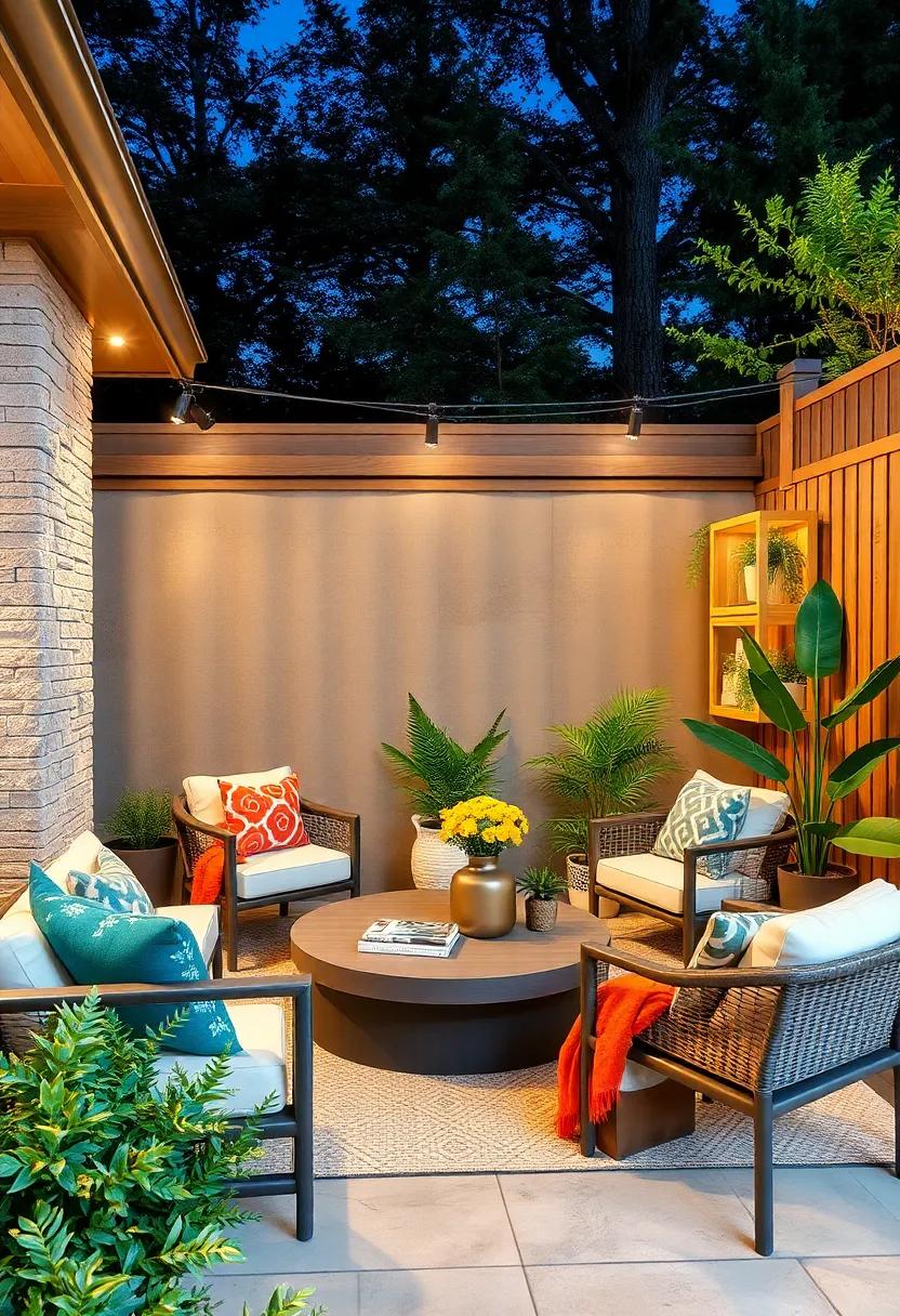 Decorative privacy Fence: This design‌ combines aesthetic⁣ appeal with built-in decorative storage for⁢ small knick-knacks,⁤ offering both privacy and an ‍eye-catching focal point