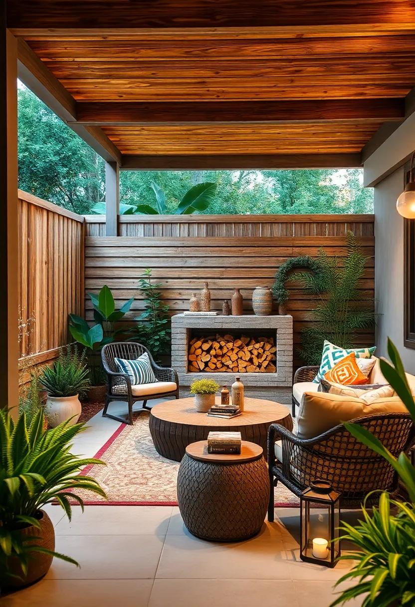 Firewood ⁢Storage‌ Fence: ‍This practical design allows‌ for‍ firewood storage within the fence itself,⁤ keeping⁣ your‍ outdoor area clean and functional for​ cozy nights