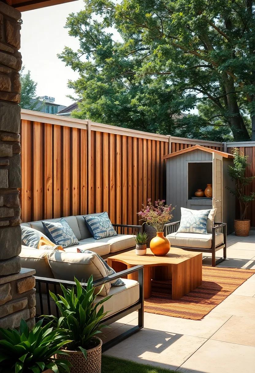 Integrated Tool ⁤Shed Fence: ⁤A functional fencing ‍design that​ incorporates a mini shed directly into the fence, providing quick⁢ access to essential tools away from‌ the‍ main ⁢structure