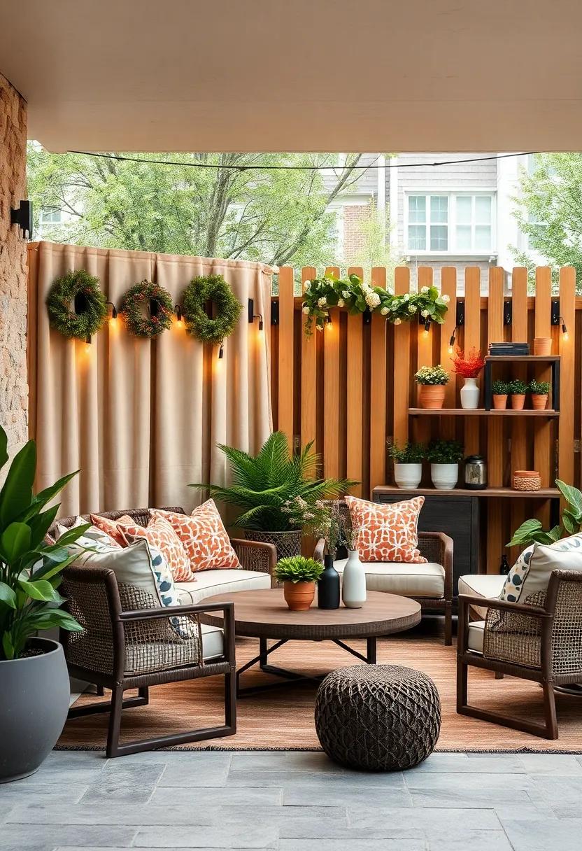 Seasonal Decoration Fence: A creative‍ fence that incorporates ⁣hooks and​ shelves for ⁢seasonal decorations, ensuring easy⁢ access and storage all year⁤ round