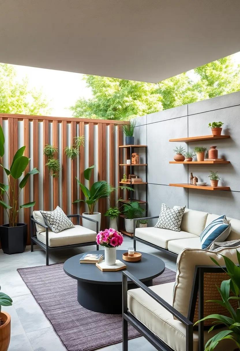 Shelving Unit Fence: A modern take ‌on fencing that incorporates shelves for displaying⁢ decorative items, plants, or even outdoor games, seamlessly blending utility with style