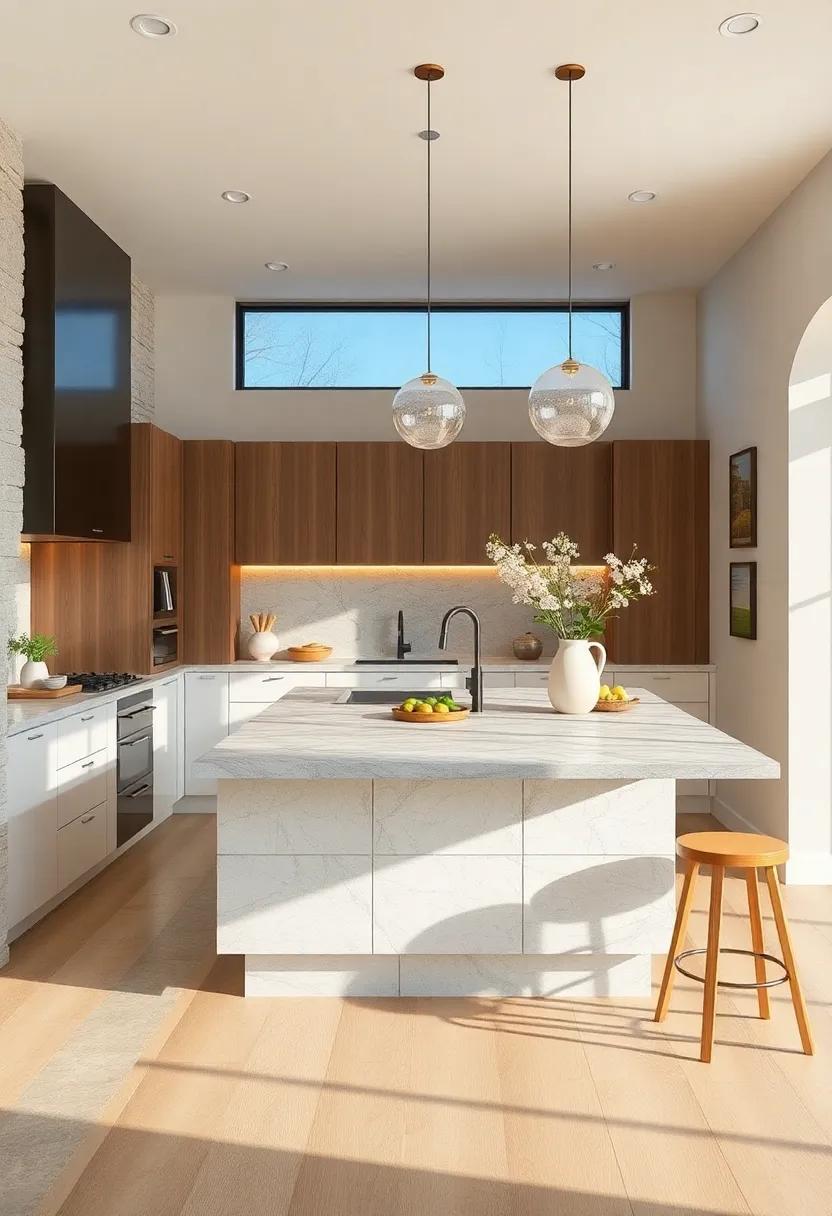 Create ⁤Divisions: Use a tiered island to separate cooking and dining areas,helping delineate spaces⁤ in⁤ your galley kitchen for ‍efficiency and style