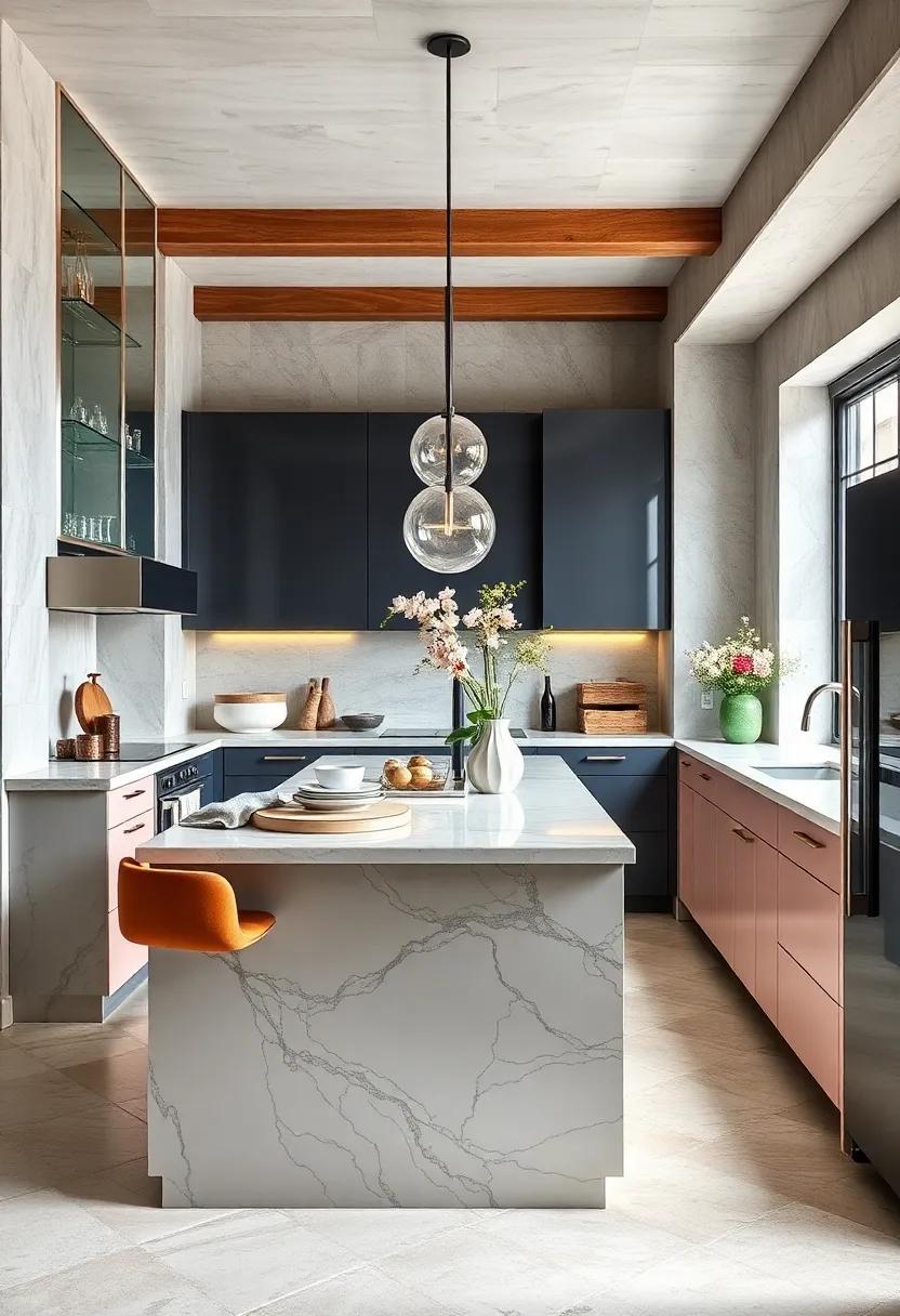 Mirrored Magic: Use mirrored finishes on your ⁣island ‍to create an illusion of⁤ space while adding a touch of glamour to ⁤your galley kitchen