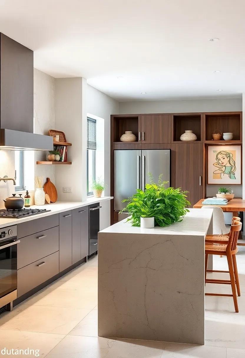 Nature's Touch: Add a touch of greenery with ⁤a ‍built-in‍ herb garden on⁤ your kitchen island, bringing life and freshness into‍ your cooking space