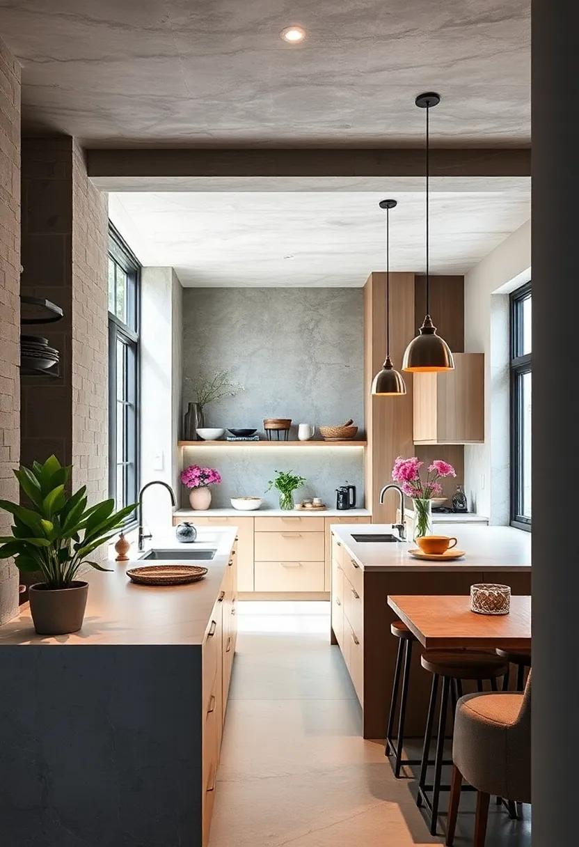 Open Concept Adaptation:​ Use a half-wall island to maintain ‌an ‍open feel‍ while providing a separate cooking area that defines the kitchen space