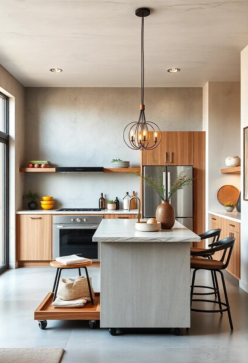 Portable⁣ Island Convenience: Consider a rolling kitchen island that can be easily ⁤moved around for added versatility, transforming your‌ space as⁢ needed