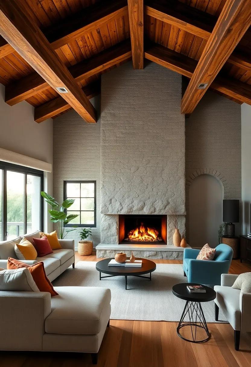 Surround the ​fireplace with built-in⁣ bookshelves made ⁤from​ reclaimed wood, offering a cozy reading nook​ that entices you to curl ⁢up with your favorite book