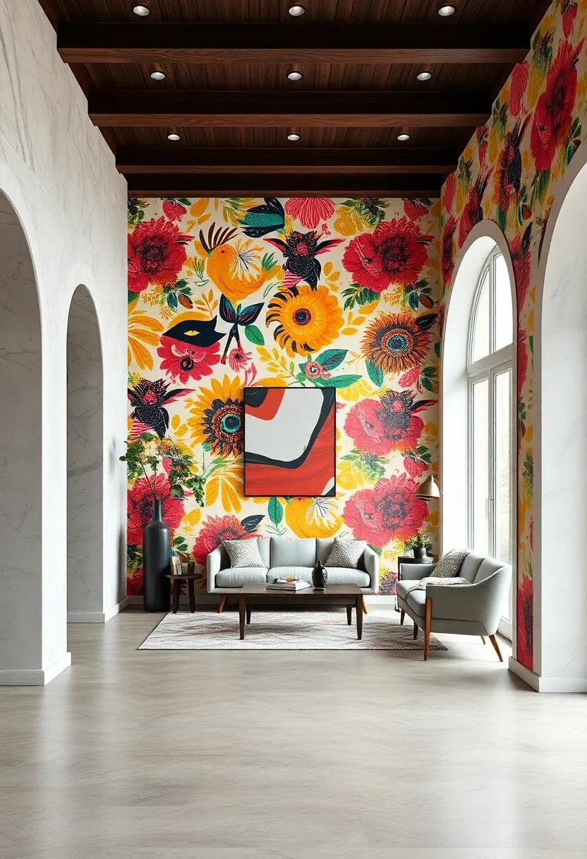 Retro pop art: Bright and bold pop art designs that create an upbeat atmosphere, perfect for the creative home