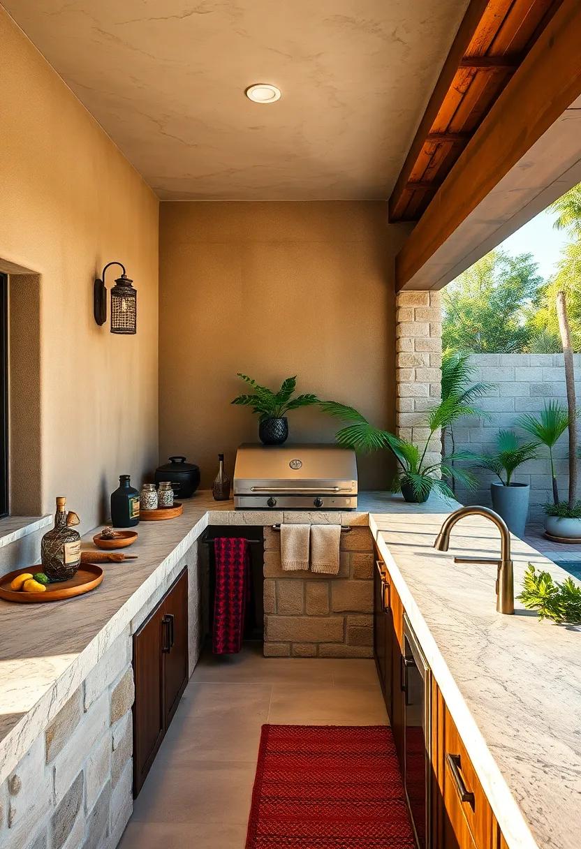 Functional sink: A durable outdoor sink makes ‍cleanup easier while maintaining convenience in‌ food prep​ and wash-up stations