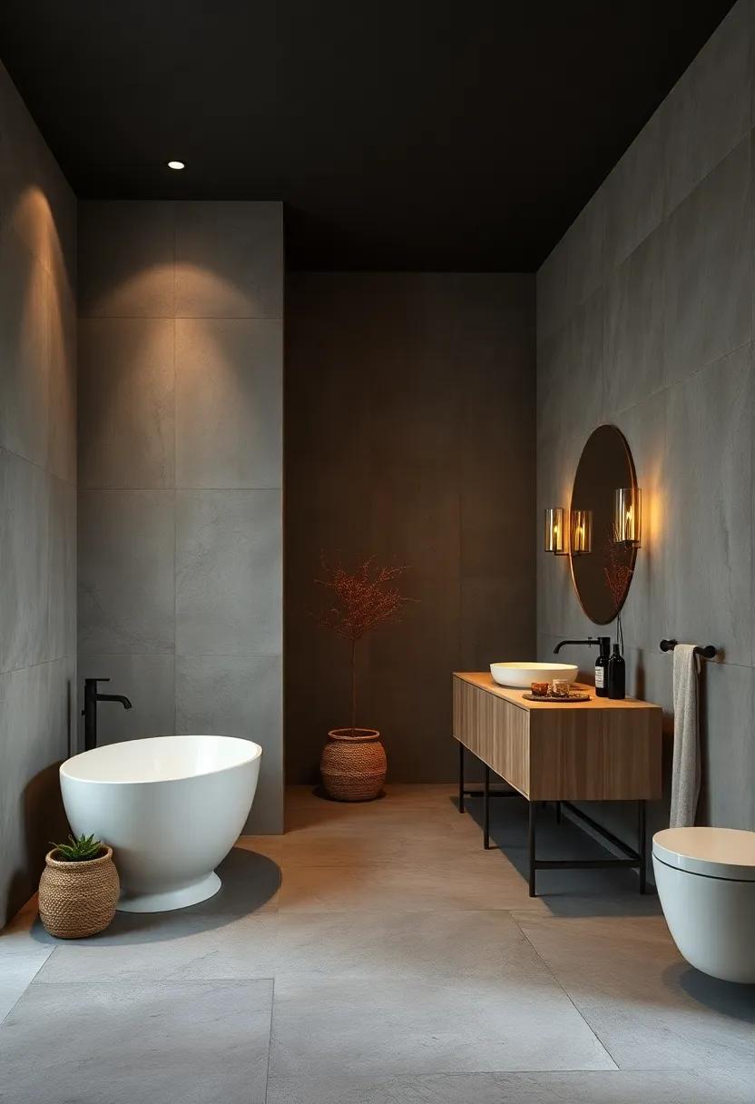 Create a Spa-Like Atmosphere: Incorporate aromatherapy⁣ oils, incense, or scented candles to fill your bathroom with soothing scents