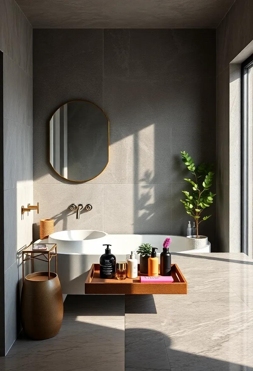 Include a Vanity Tray: Organize your beauty products and essentials on a decorative tray‍ for a polished, clutter-free⁢ look