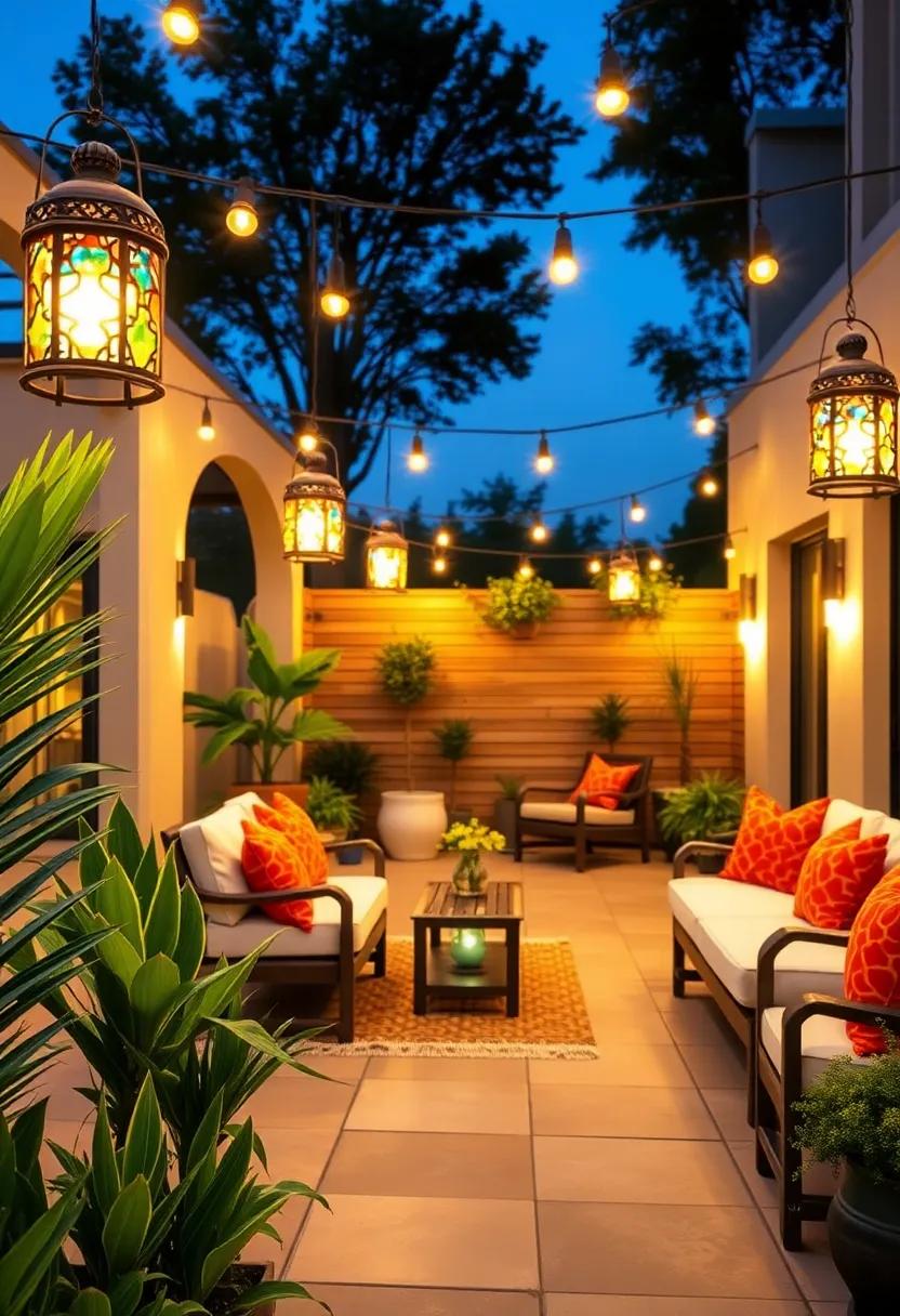 Colorful Glass: Choose lanterns with vibrant glass​ panels ‍that reflect colorful patterns, adding a lively touch to your evening gatherings