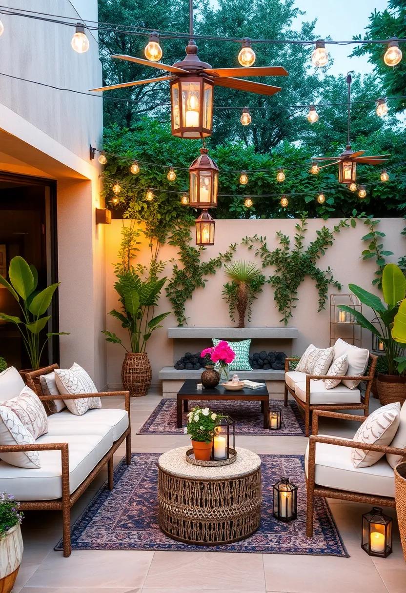 DIY Lanterns: Craft your own Moroccan-inspired ‍lanterns⁣ using simple‍ materials and personal touches to⁣ give your patio a ⁢unique stamp