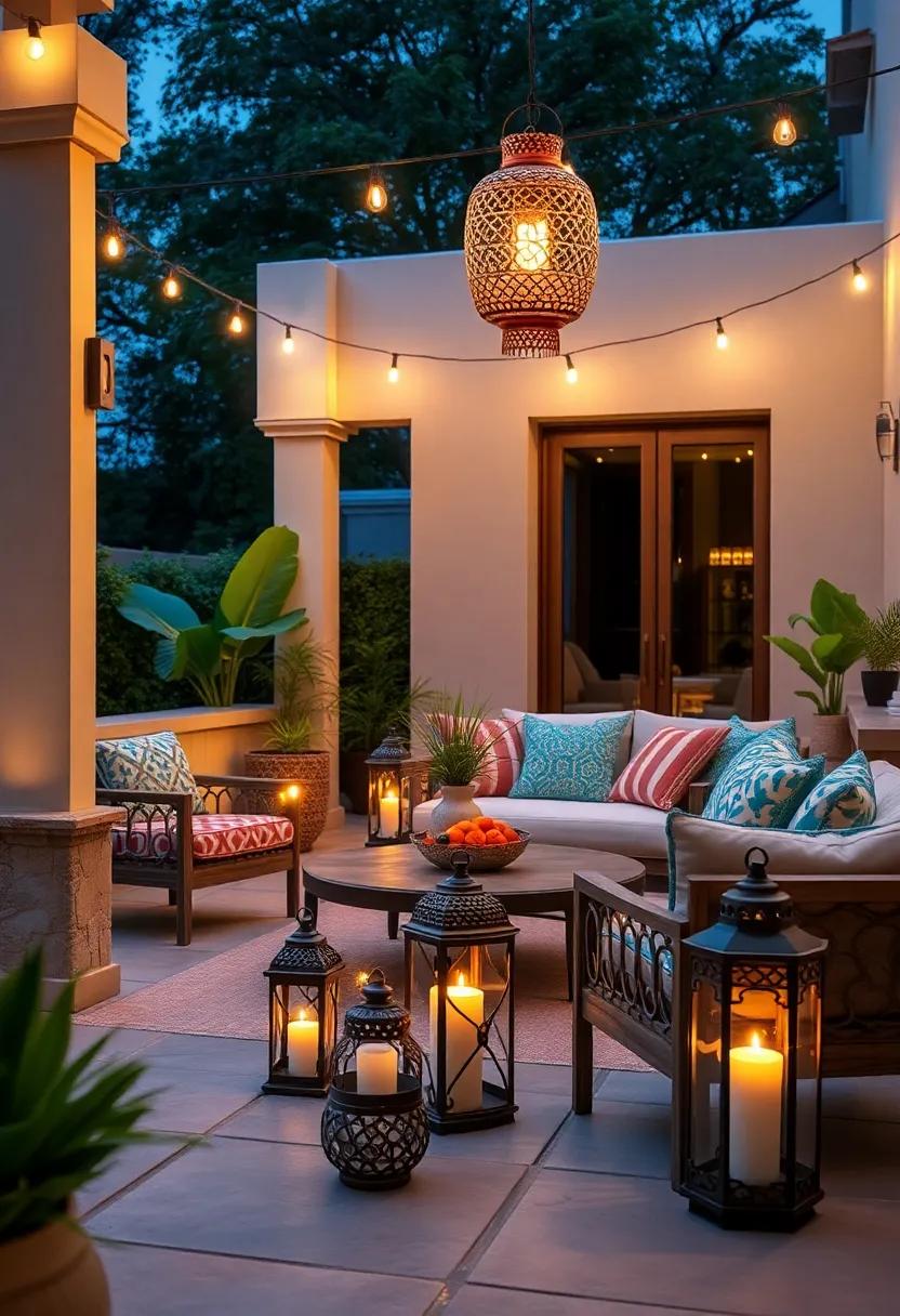 Grouped Arrangements: Create a focal point ⁣with a grouping of‍ lanterns on the ground or a side table, mixing sizes and styles for visual interest