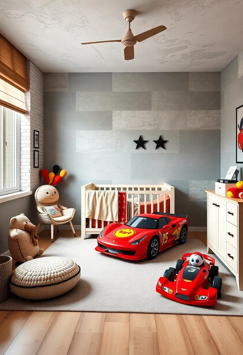 NASCAR-Inspired ⁣plush Animals: Add ‍plush toy race cars or ‍driver dolls for soft companions during naps and play, offering both comfort ‍and stimulation