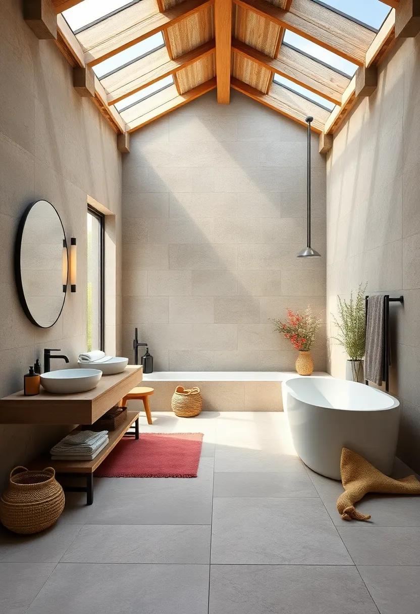 Allow for ample​ natural light through large windows or skylights, enhancing the connection to the outdoors