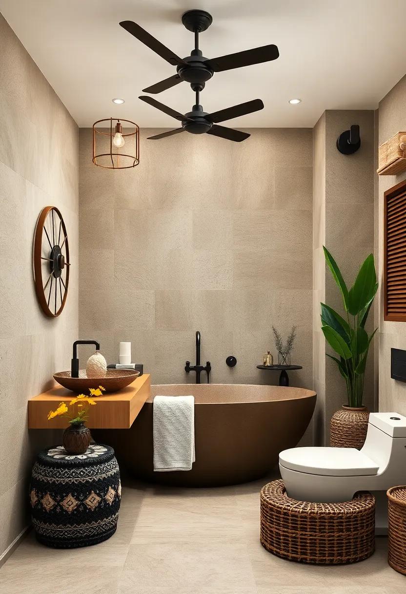 Enhance air⁣ circulation and style by using vintage fans or unique ventilation grills that⁤ showcase⁤ rustic⁣ flair