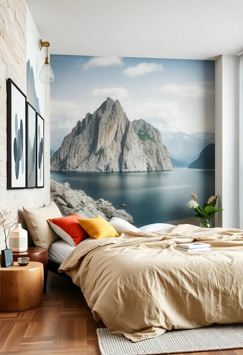 Hand-Painted Murals: Transform⁣ your bedroom with ​a stunning hand-painted‌ mural that ⁣tells a ​story or captures a breathtaking scene, tailored ⁣specifically to your taste