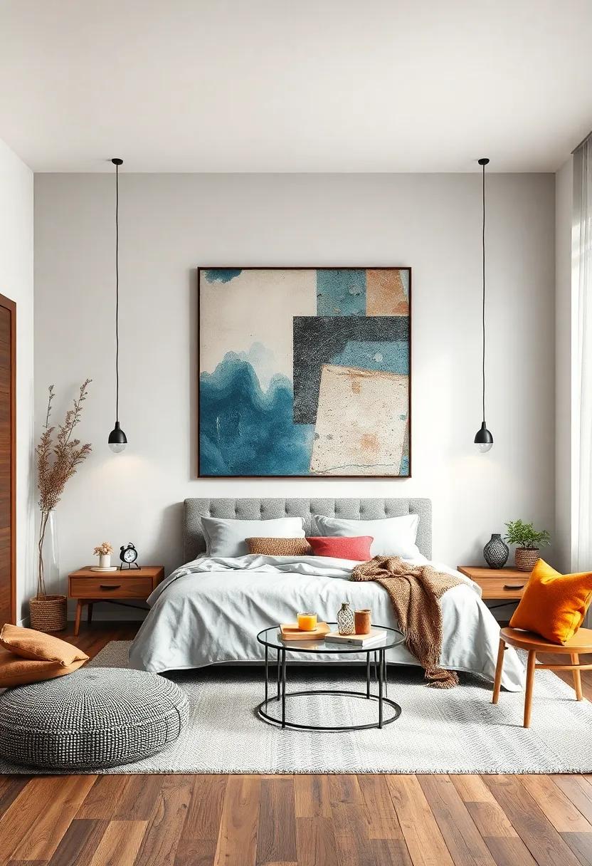 Mixed Media​ Collages: Experiment ⁢with mixed media art that combines photography, paint,⁢ and fabric for a ‌unique and personal touch