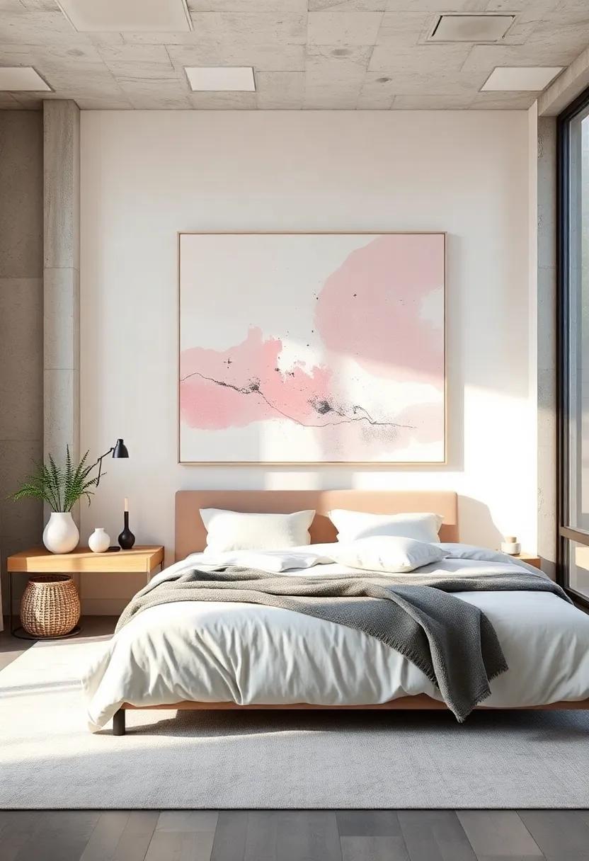 Soft Pastel Abstracts: Opt for​ soft pastel artworks that evoke serenity and calmness,⁢ providing a soothing backdrop for restful nights