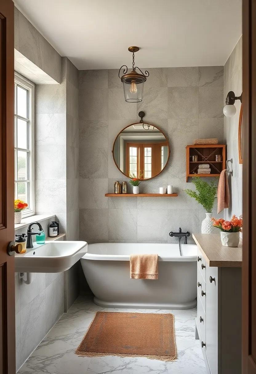 Nostalgic Accessories: Incorporate vintage elements like glass‍ apothecary jars, old-fashioned soap dishes, and ceramic canisters for a curated look