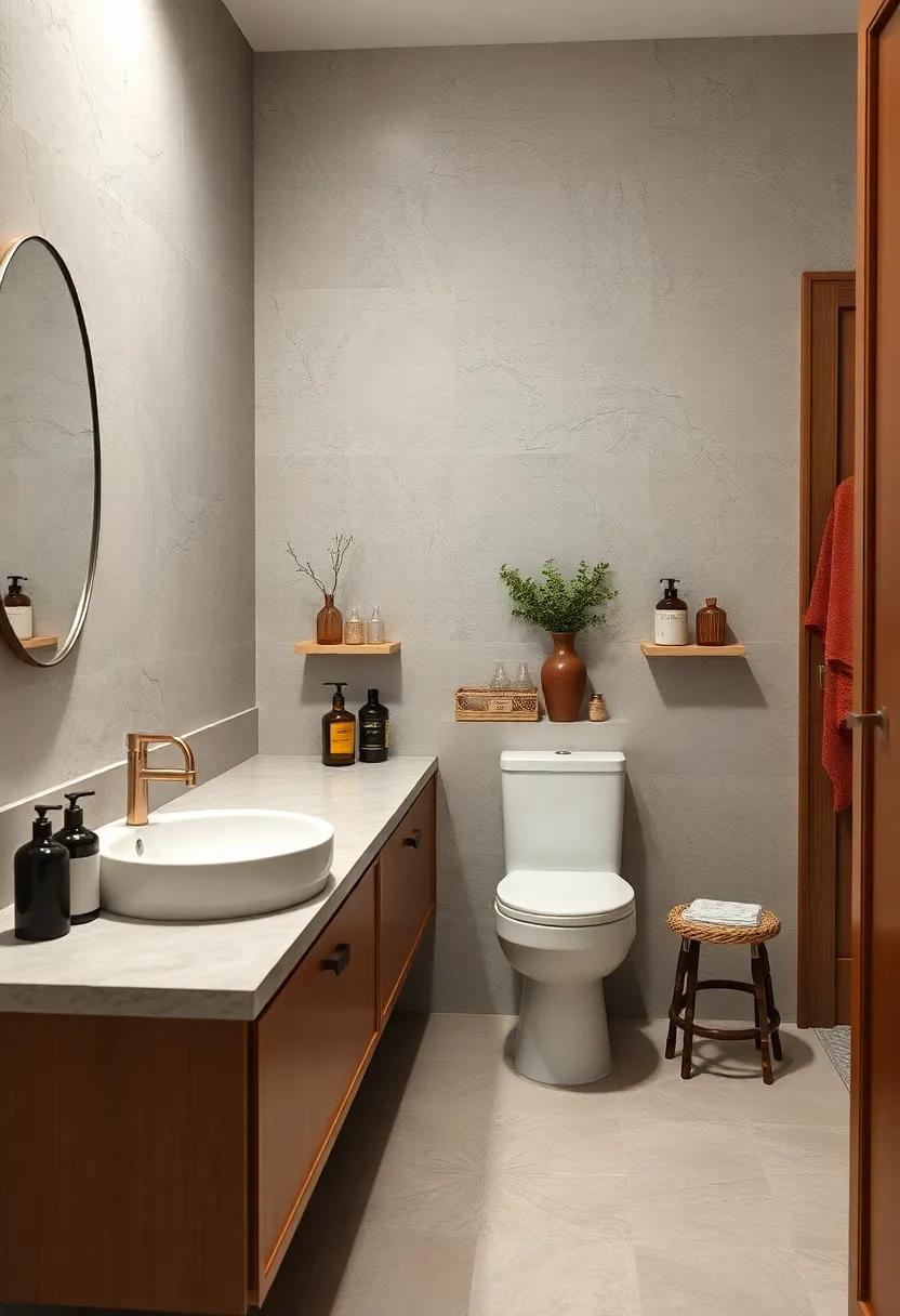 Timeless Toiletries: Choose classic glass bottles or ceramic containers for⁣ toiletries, keeping your countertop organized and stylish