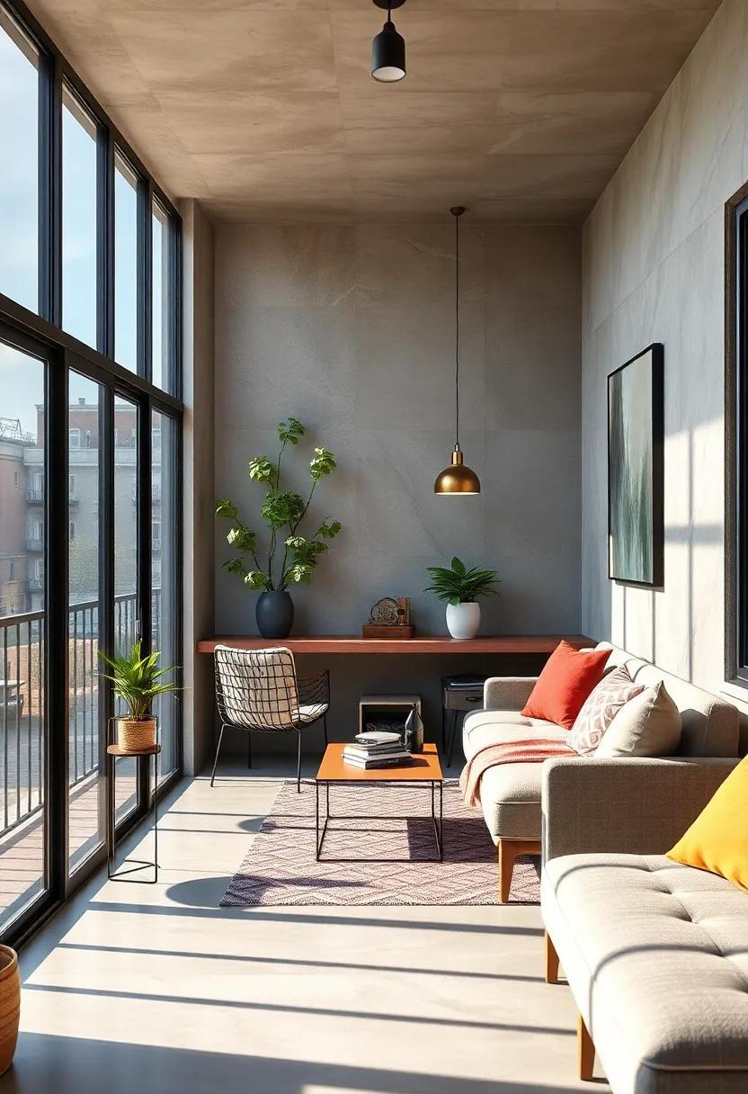 Foldable Wall Desk: Consider a wall-mounted drop-leaf table that can be tucked away when not‍ in use, transforming⁢ your balcony into a versatile workspace