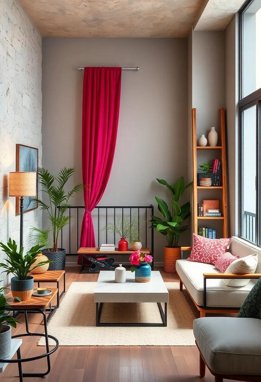 Recycled Ladder Table:‍ Turn an old wooden ladder into a‌ unique ⁢vertical side table or shelf, adding character while utilizing height