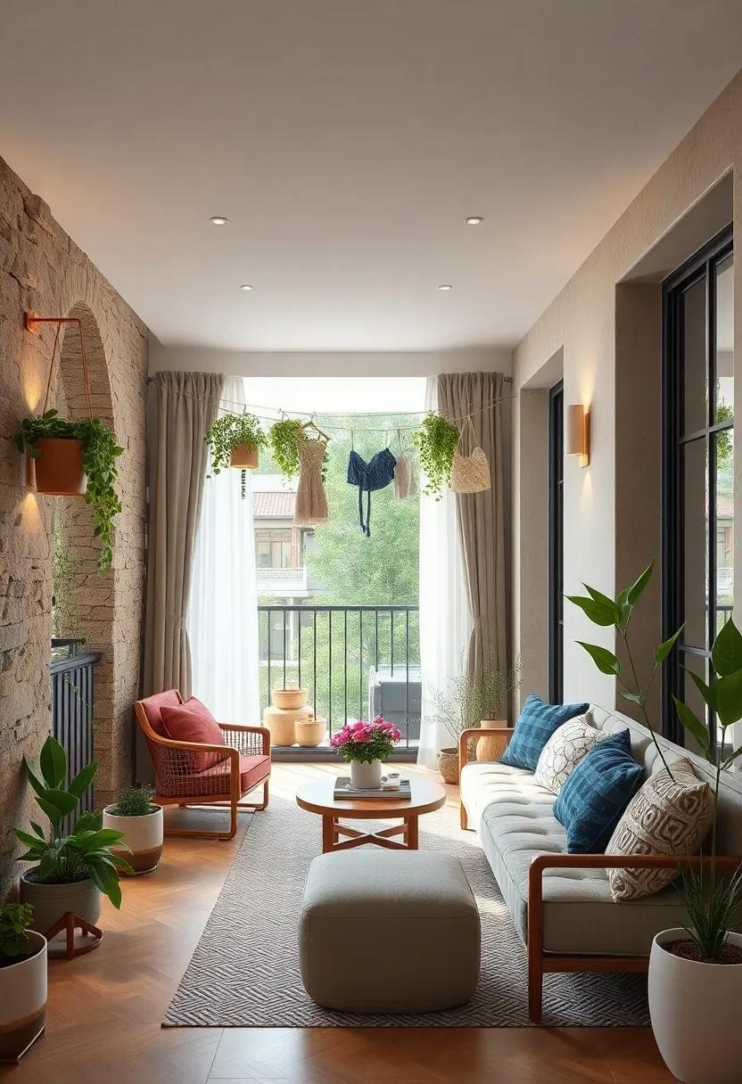 Retractable ‌Clothesline: ‍Install a retractable clothesline for drying herbs⁢ or small laundry items without cluttering your balcony