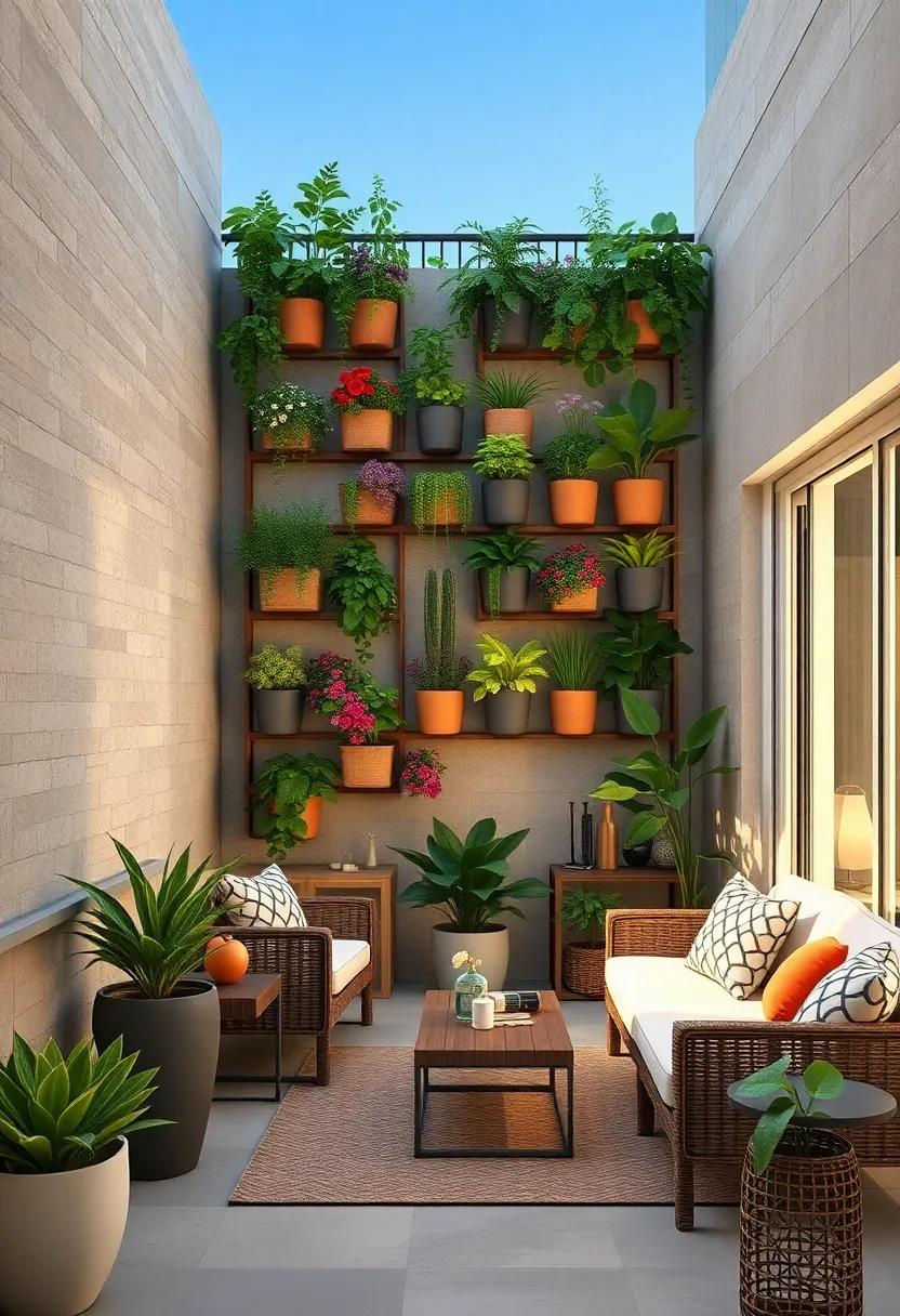 Stacking Planters: ‌Use modular stacking planters‌ to create‍ a living wall of flowers or vegetables,​ adding layers ‌and⁢ depth without demanding too much ground​ space