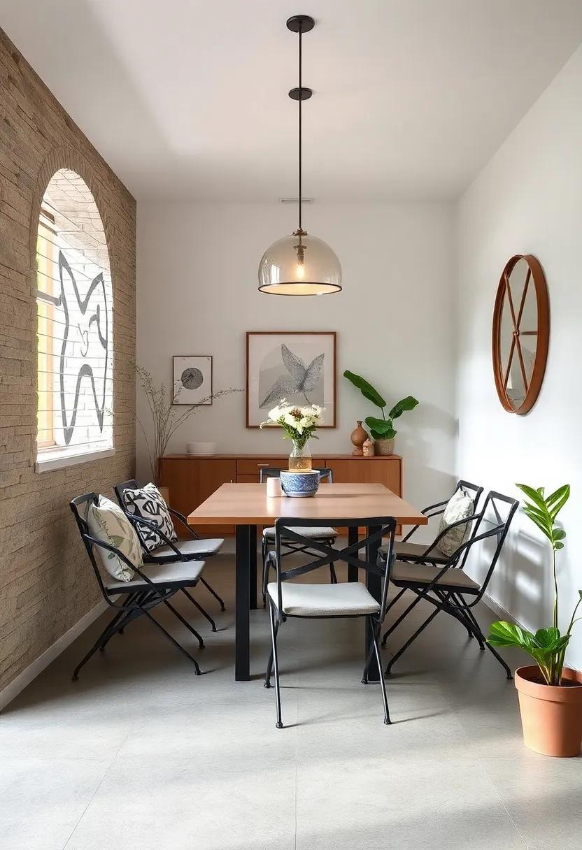 Outdoor-Inspired: Bring ‌the⁣ outdoor charm inside with foldable metal chairs that inspire ⁢al⁣ fresco dining year-round