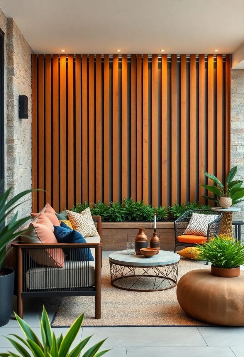 Craft an ‌eye-catching feature wall by ​alternating ⁤slat widths, adding dimension and visual interest to your ‌vertical garden fence