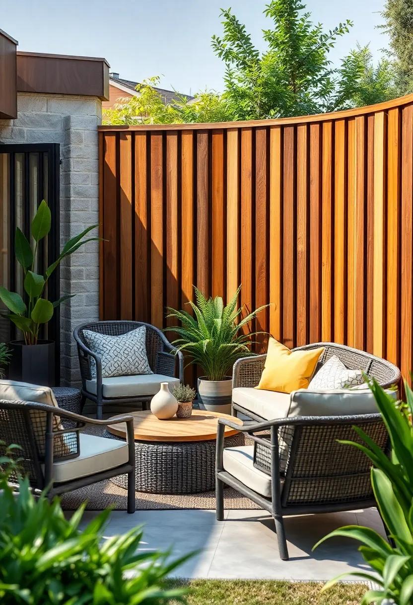 Choose a fence ‍with⁢ greenery integrated into the‌ design, like built-in planters along the slats, ⁤promoting a lush and vibrant outdoor environment