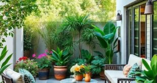25 Ways to Transform Your Patio into a Lush Green Oasis with Flowers and Foliage