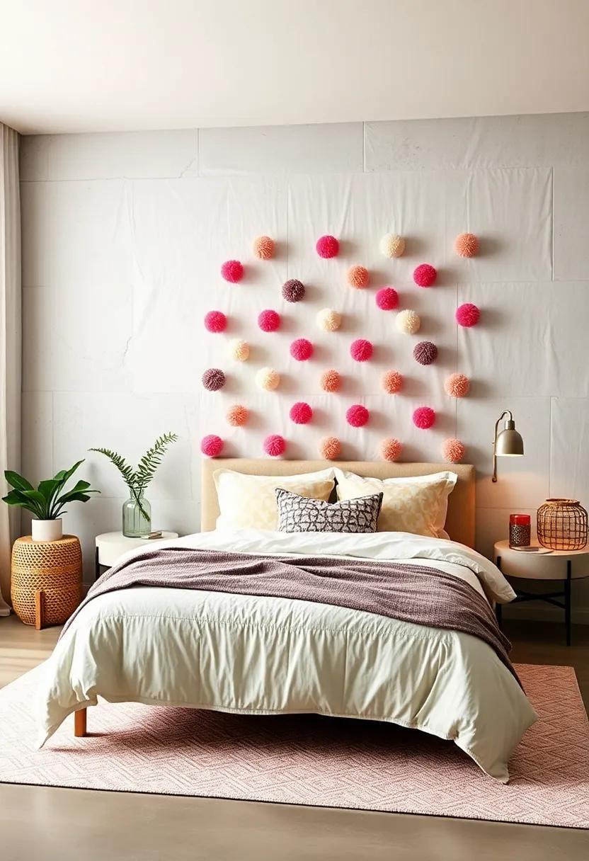 Whimsical pom-poms: Use fabric with playful pom-pom embellishments for a‌ fun accent wall that‍ inspires creativity and lightheartedness