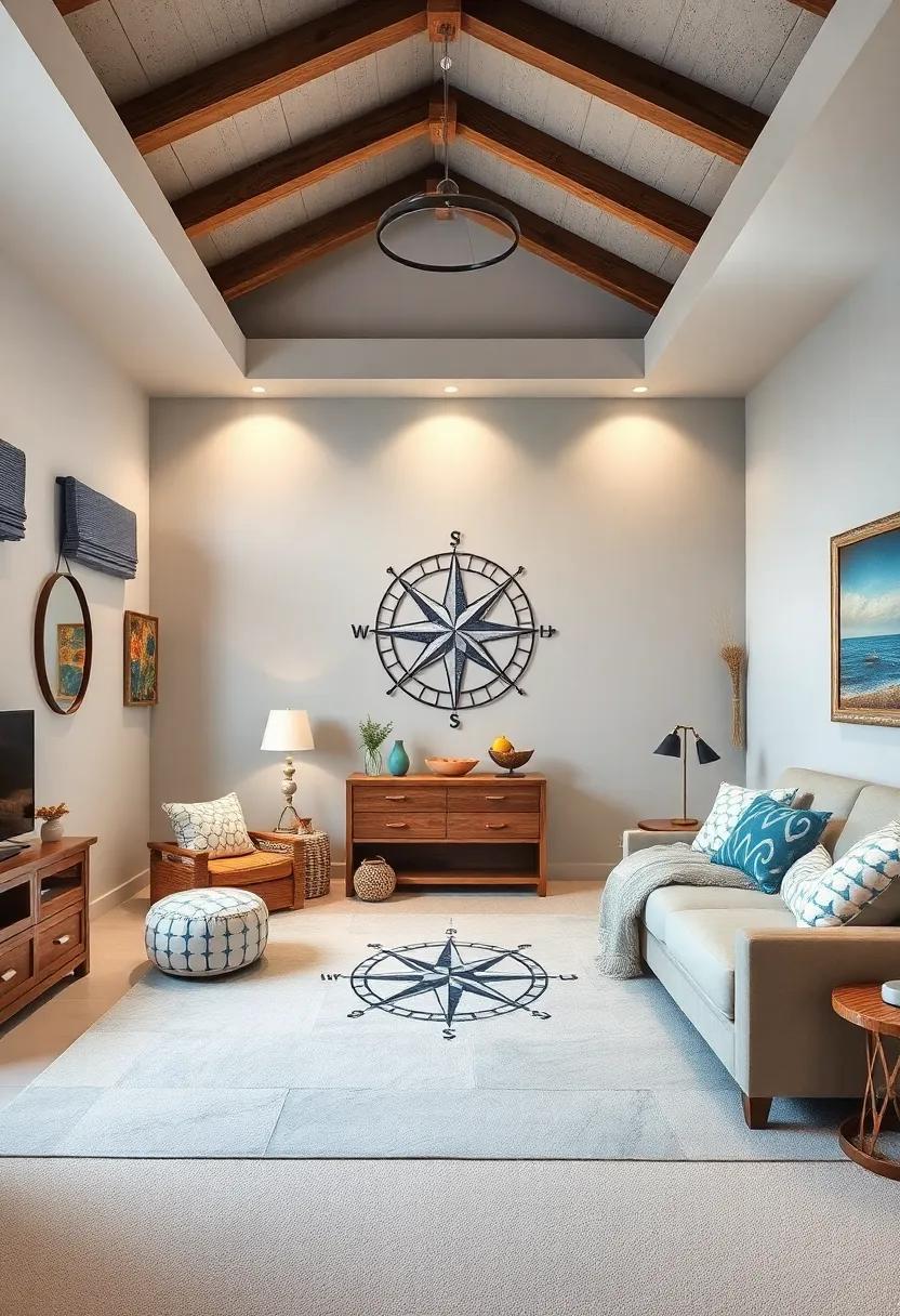 Compass Rose‍ Decor: Incorporate a decorative compass rose in wall ⁢art or carpeting to symbolize adventure and inspire wanderlust in little hearts
