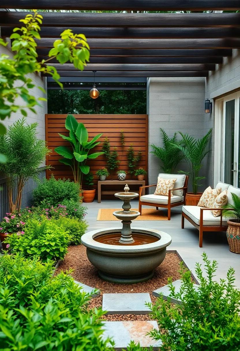 Include a Water ⁤Feature: A small fountain​ or ‍birdbath can attract wildlife ⁣and add​ tranquility to your herb garden