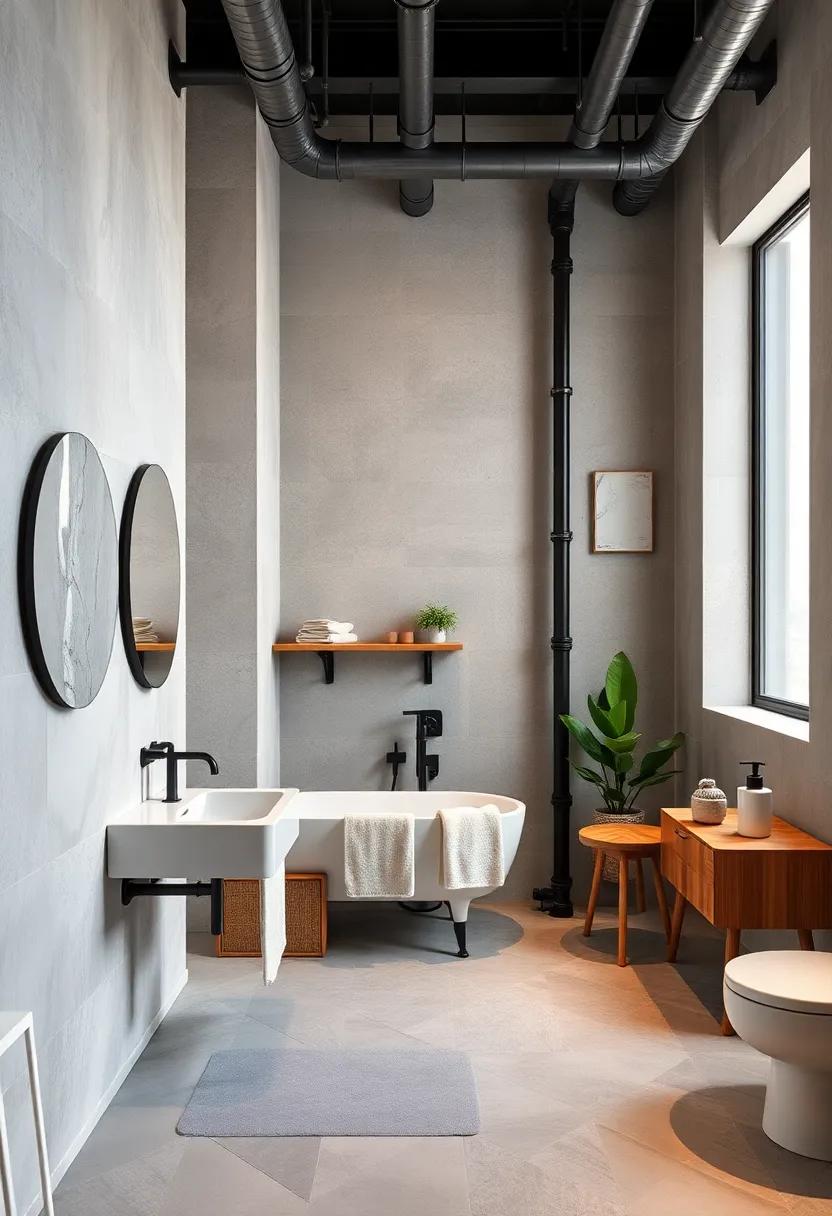 Pipe-inspired ​Hardware: Select towel bars and​ hooks that ⁣mimic ‍the ⁣look of industrial ​piping for a ​cohesive design theme