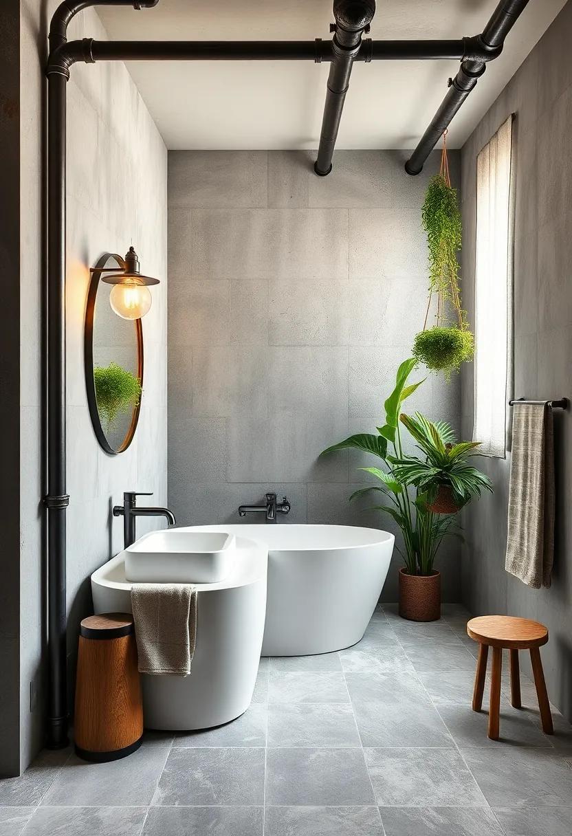 Plant Hangers: Use pipes⁣ as unconventional plant ⁤hangers, allowing greenery to flourish and elevate the industrial vibe