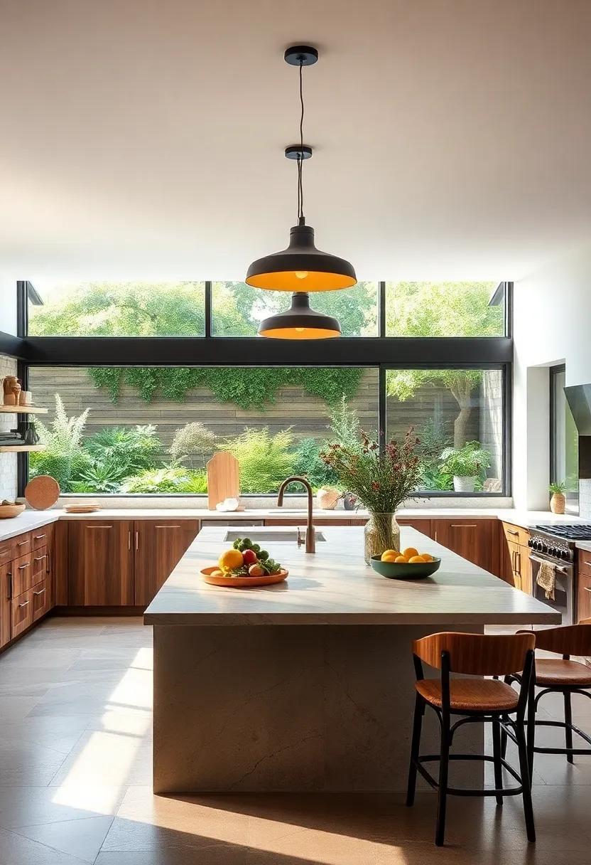 Farm-to-Table ‍Beauty: an ⁤island⁣ with a surface designed for ‌food prep and ⁢a view of ‍the ⁣garden celebrates the⁣ farm-to-table movement, merging culinary art ⁢with ⁤nature