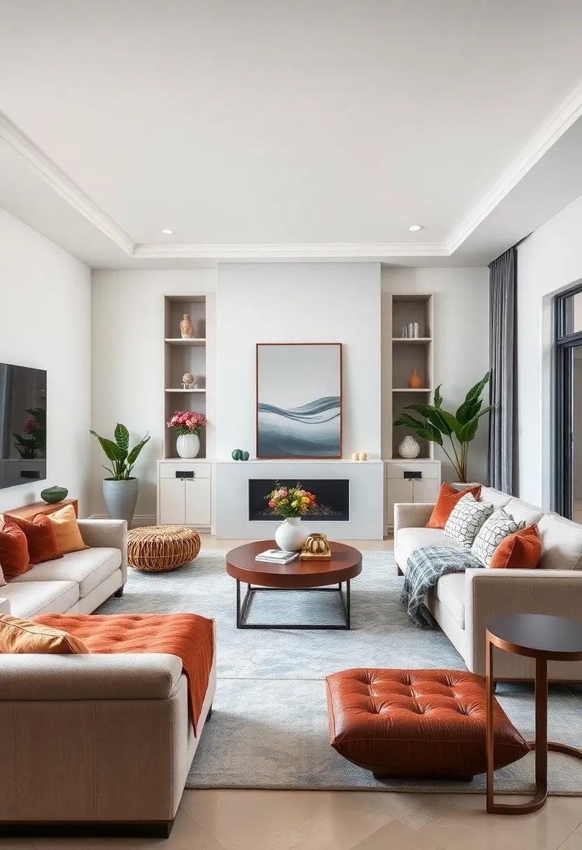 Add⁢ Natural Elements: Incorporate greenery with potted plants or fresh flowers to bring life into the space while keeping the color palette soft