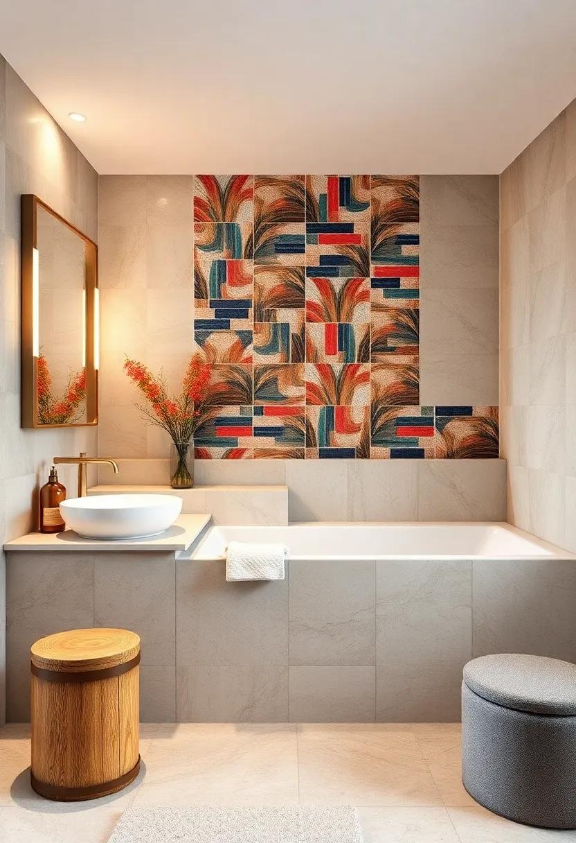 Bold and Beautiful Backsplash: Elevate your vanity area with an ⁣eye-catching‍ tiled‌ backsplash ⁣that showcases your unique ​style⁤ and ⁤adds an unexpected pop of color