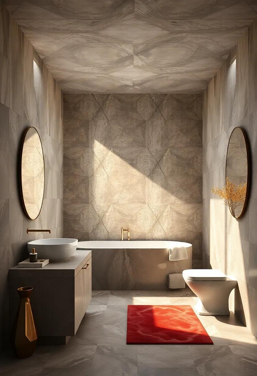 Explore geometric patterns that playfully ⁣intersect and ⁢overlap, turning​ your⁣ bathroom into a captivating visual puzzle ⁢that’s as functional as it is⁢ indeed fun