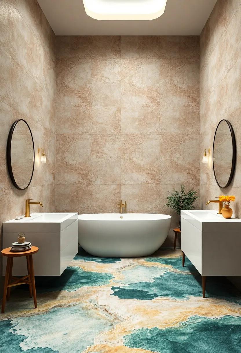 Inspire enchantment with tiles that mimic⁢ the look of watercolor paintings,⁣ providing a soothing palette that enhances⁤ relaxation and creativity in equal measure