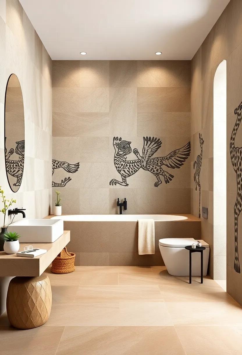 Opt ⁣for playful animal prints in tile form, bringing the wild side of design into your bathroom and providing a quirky touch that’s both unexpected and‌ delightful