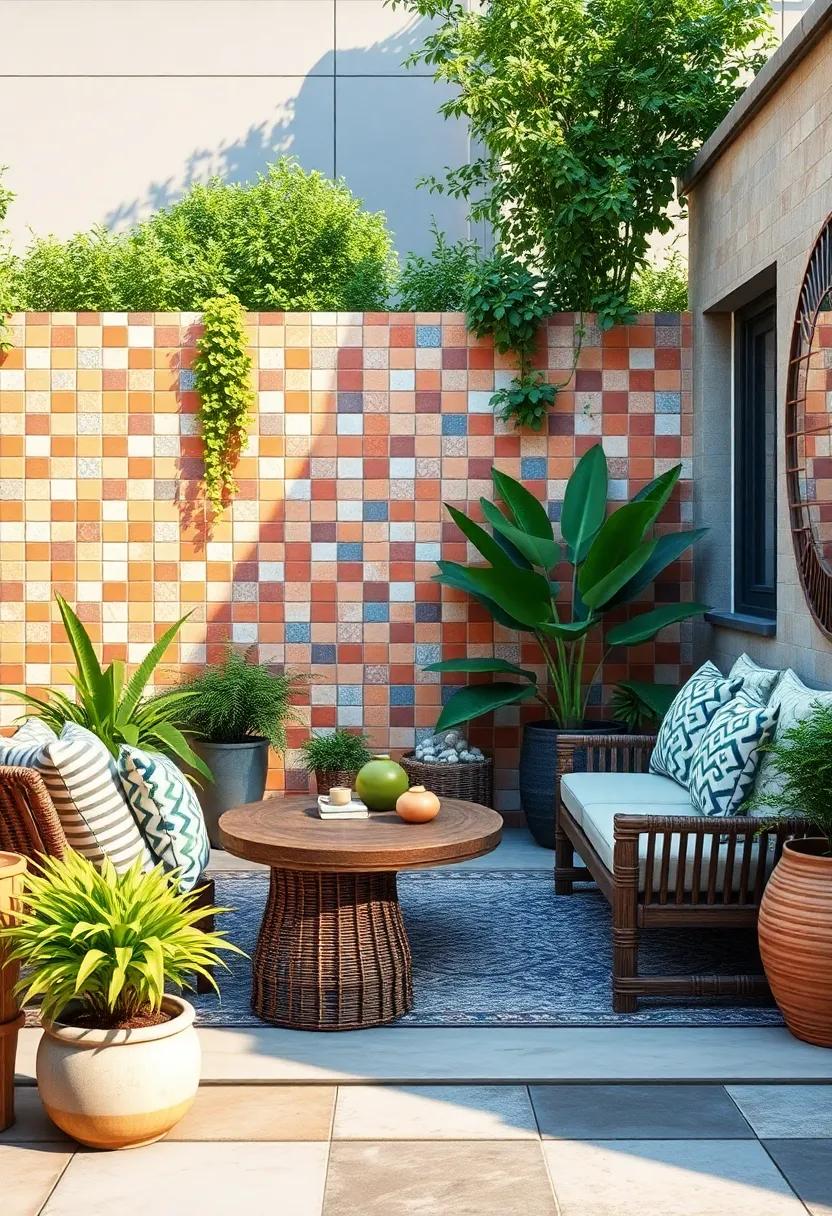 Earthy Terracotta Inspirations: Embrace‍ rustic aesthetics with ‍terracotta mosaic tiles that add warmth and a touch of handmade craftsmanship to your garden fence